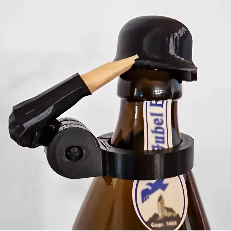 Wine Beer Hat - Zabawny hełm na butelkę piwa Kreatywny