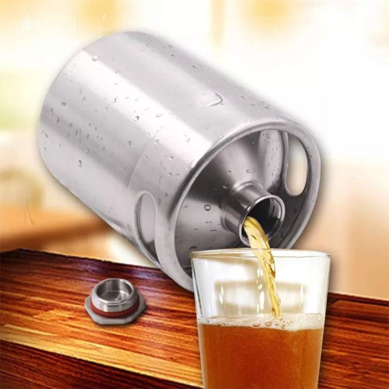 Wine Beer Distillation - 5L Mini Keg ze Stali Nierdzewnej