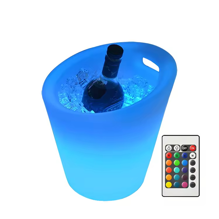 Beer Wine Up - Podświetlany wiaderko na lód LED z