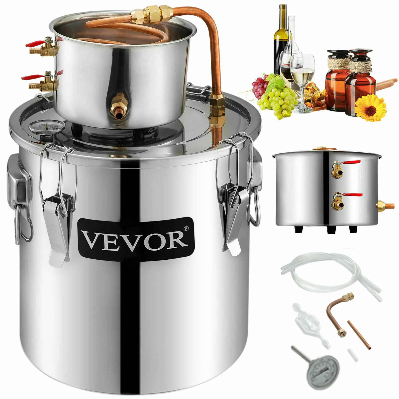 Wine Beer Distillation - SIHAO Destylator 5 Galonów 21L Urządzenie