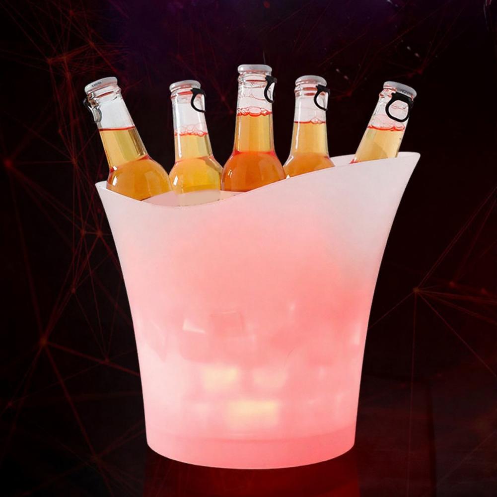 Beer Wine Up - Nowy Wodoodporny Plastikowy LED Wiadro na