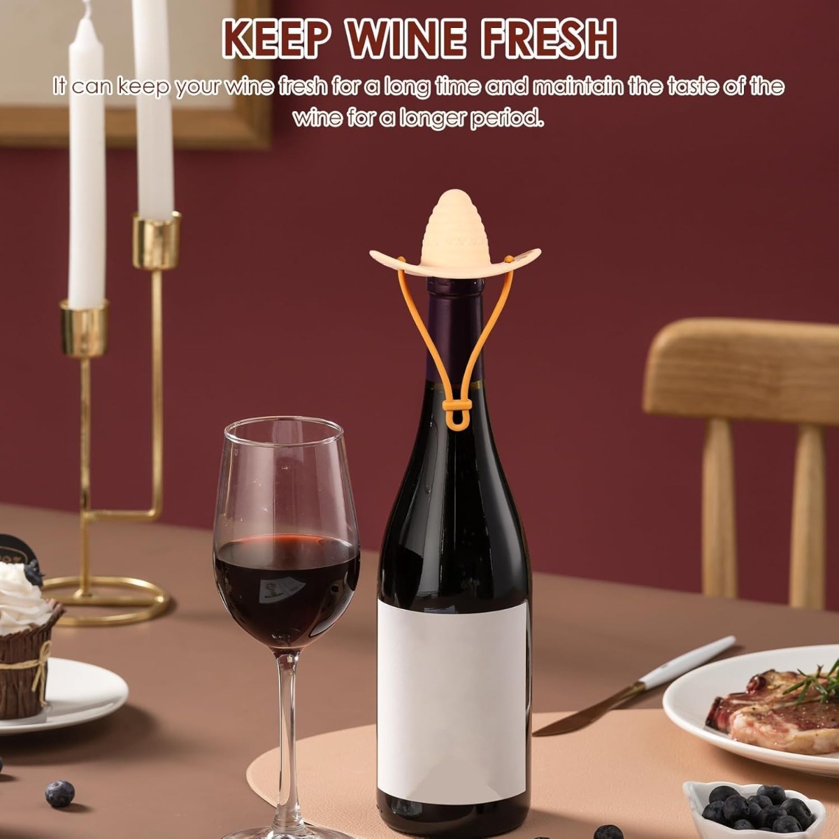 Korek do butelki wina w kształ – Wine Beer Hat recenzja i cena