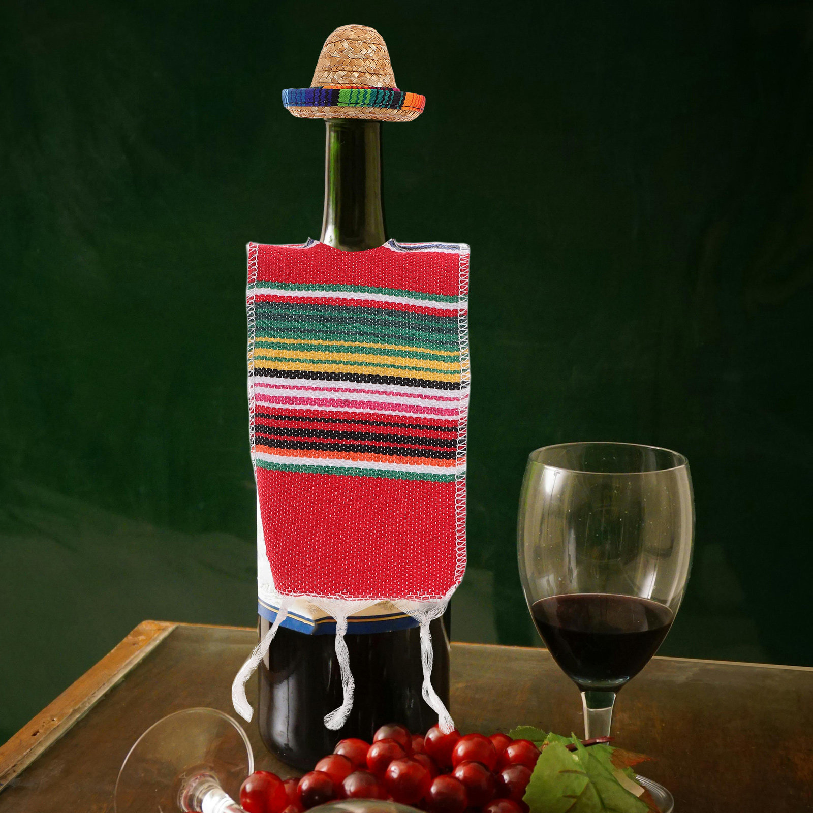 1 zestaw dekoracji na butelki  – Wine Beer Hat recenzja i cena
