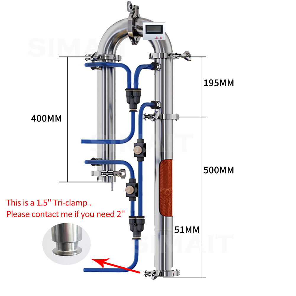 Kolumna destylacyjna 2 cale z  – Wine Beer Distillation recenzja i cena
