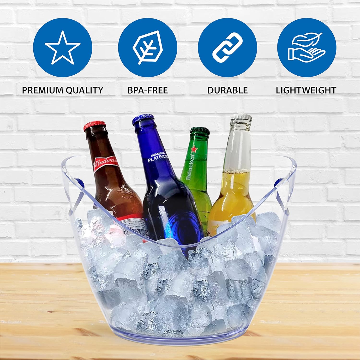 5 szt. Nietłukące się wiaderka – Wine Or Beer recenzja i cena