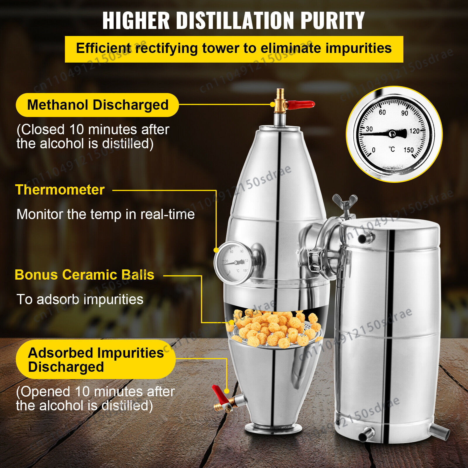 SucceBuy 20L-70L Maszyna do de – Wine Beer Distillation recenzja i cena